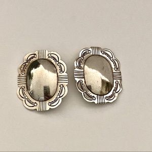 Vintage southwest silver earrings